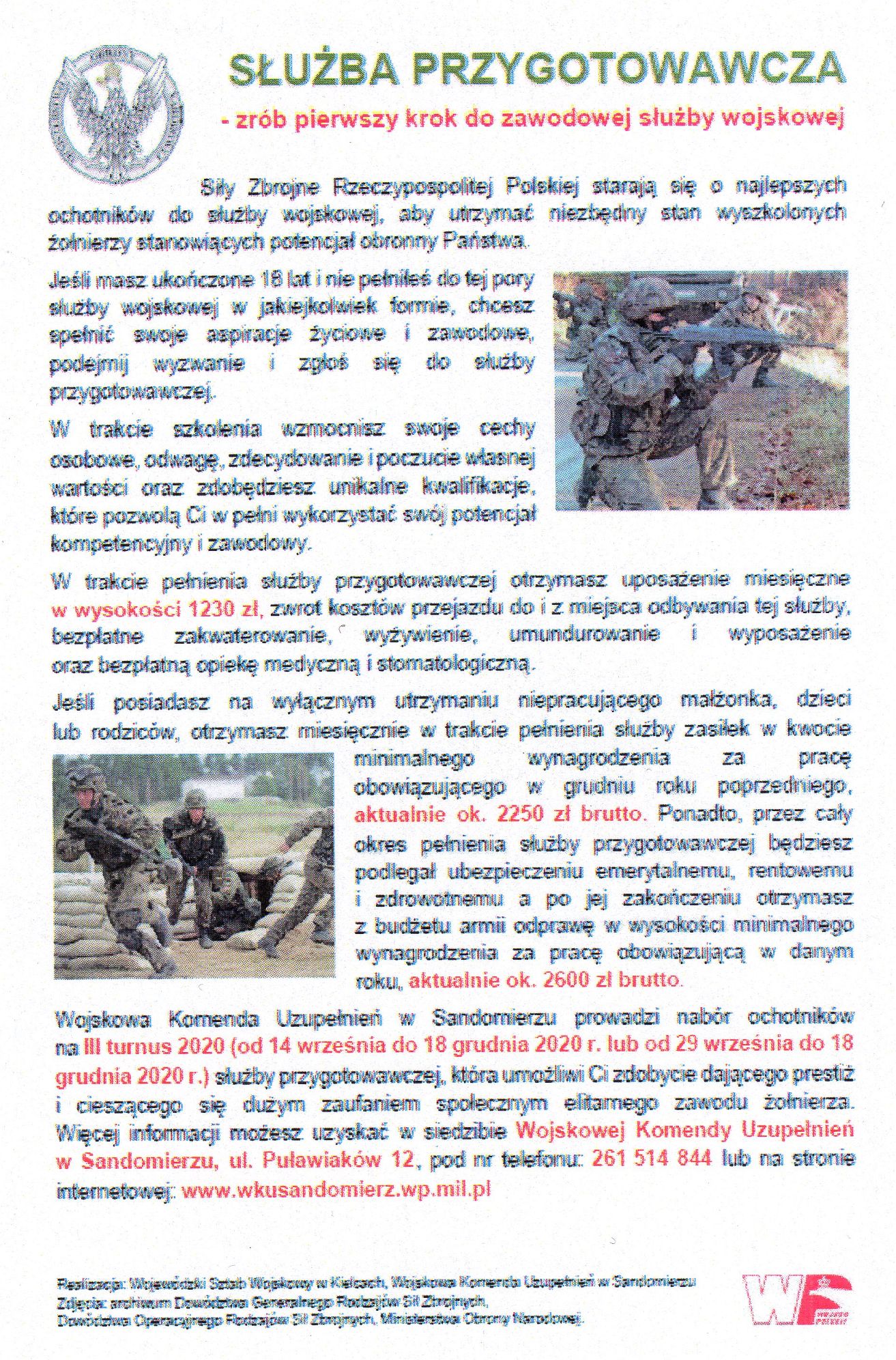 S�u�ba przygotowawcza - zr�b pierwszy krok do zawodowej s�u�by wojskowej - 2